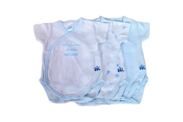 Whamo Kids Baby Cross Over Bodysuit (Pack of 3)